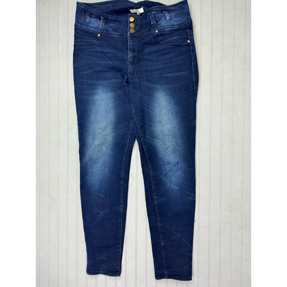Love Fire Size 11 Womens Jeans Jeggings Skinny Dark Wash Stretch Mid Rise